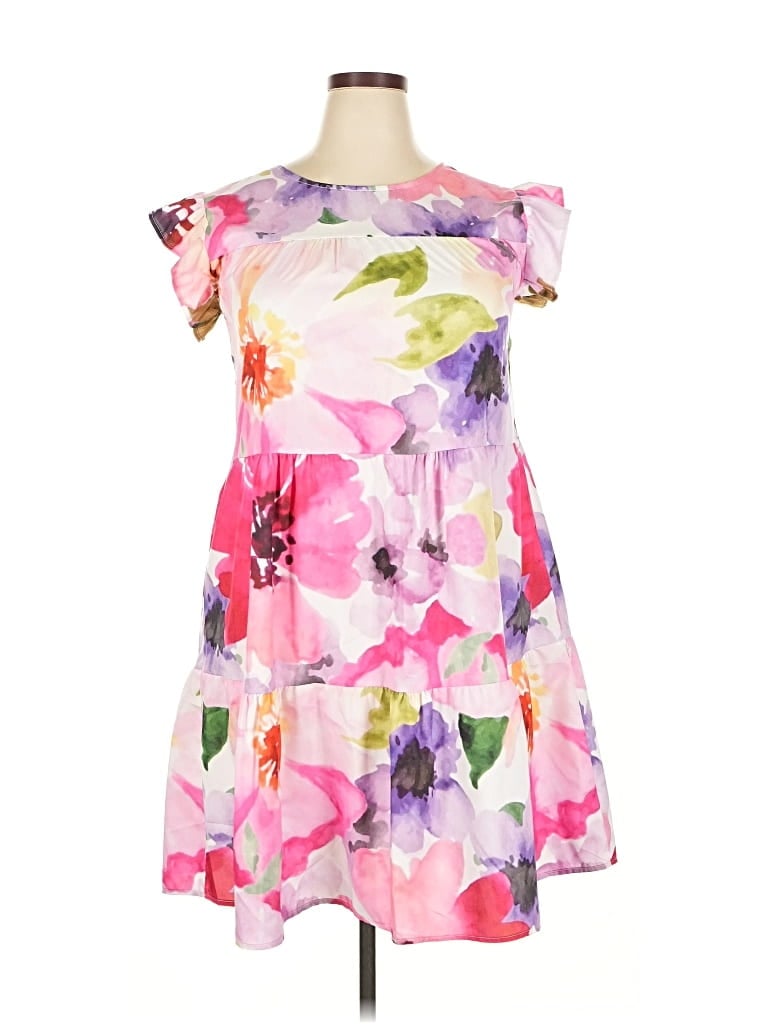 Pre-owned Unbranded Casual Dress In Pink