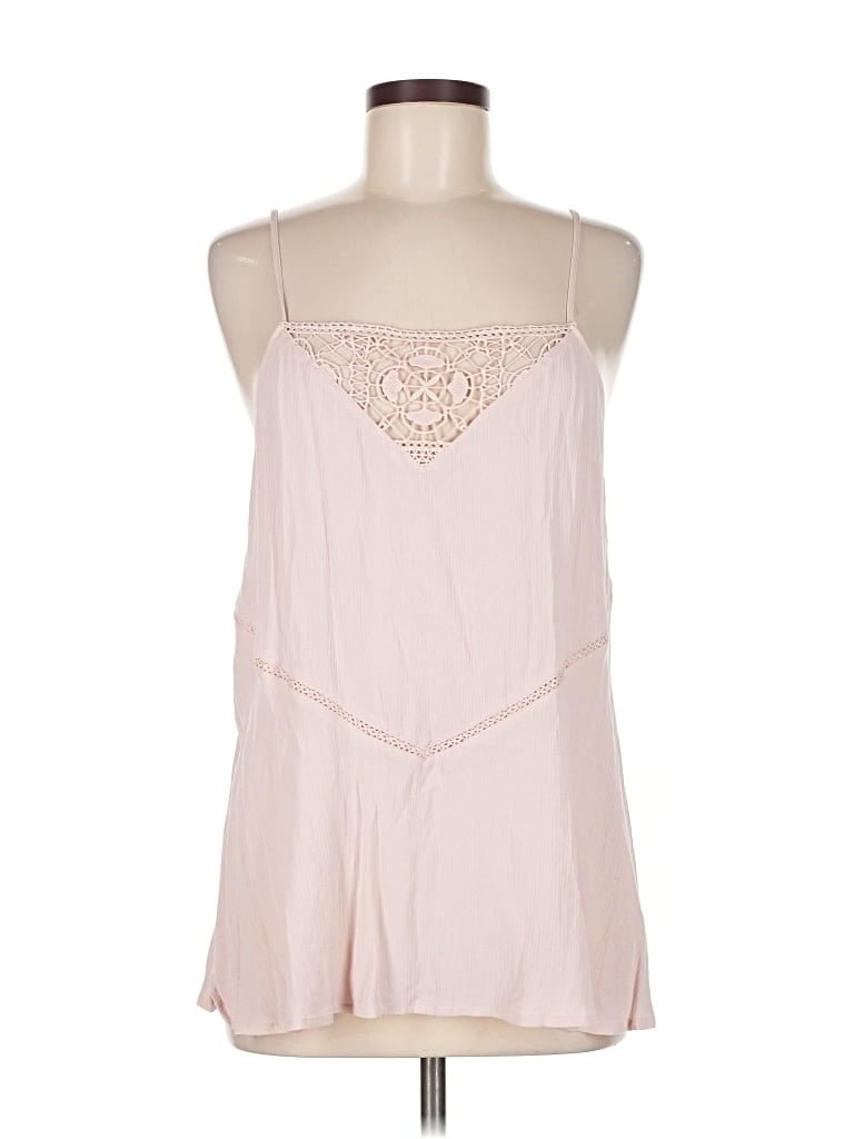 Express Sleeveless Top Pink Halter Neckline Tops
