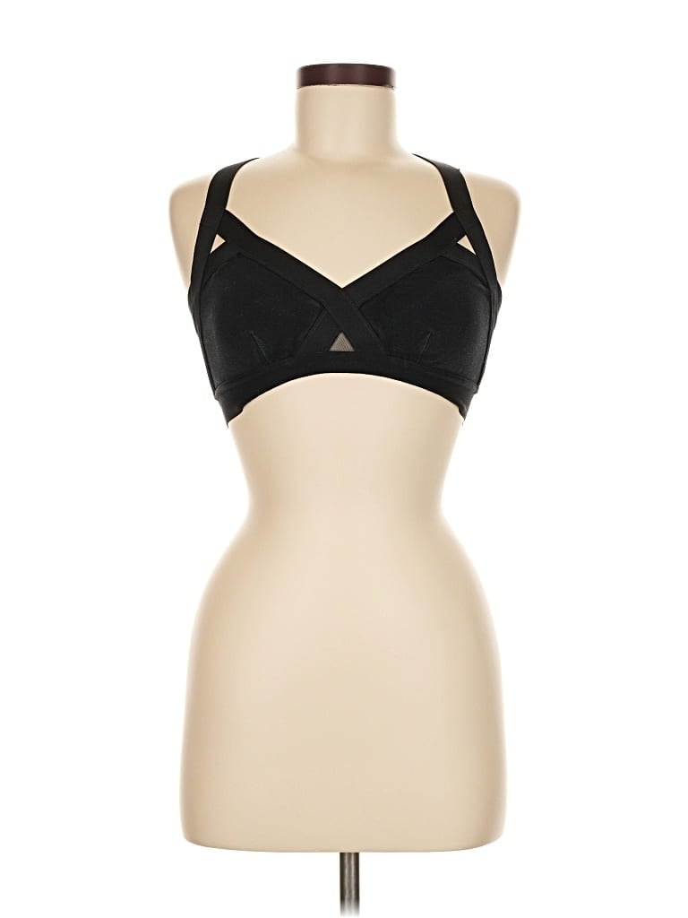 Pre-owned Community Tank Top Black Halter Neckline Tops
