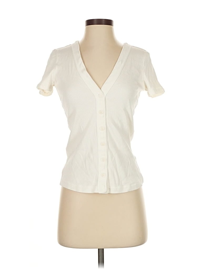 Pre-owned Citizen Of Humanity Cardigan Sweater In White