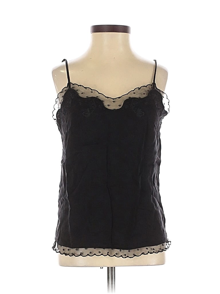 Pre-owned Comptoir Des Cotonniers Tank Top Black Strapless Neckline Tops