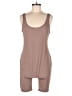 Isabel Solid Brown Romper Size L - photo 1