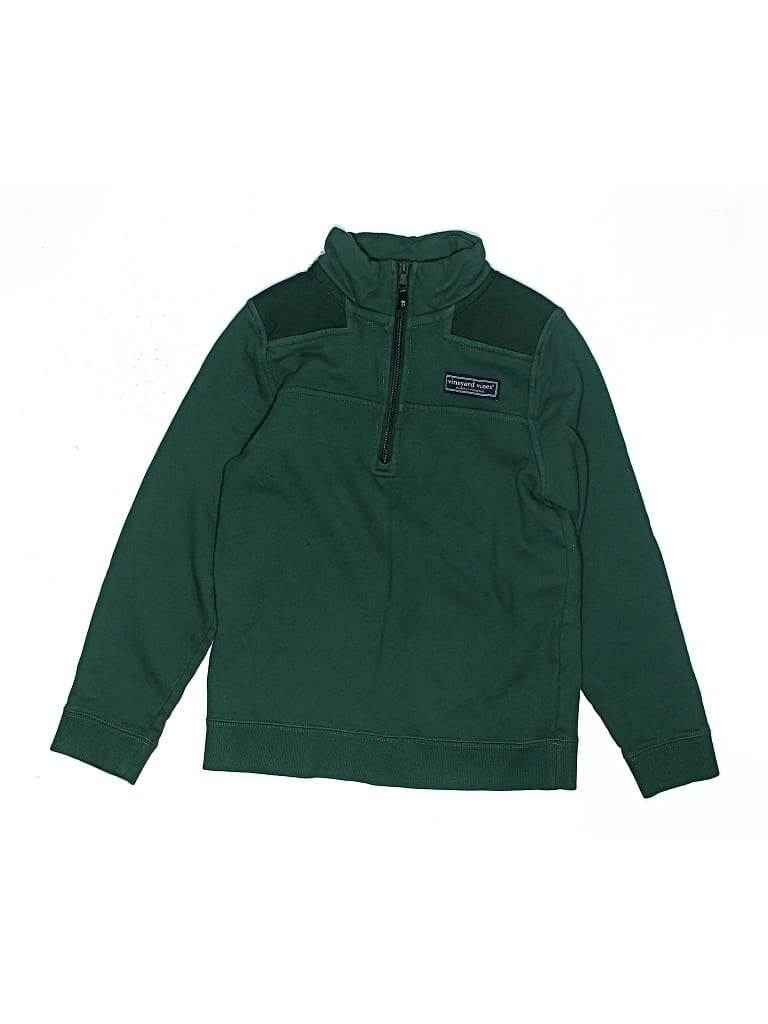 Pre-owned Vineyard Vines Kids' Sweatshirt In Green