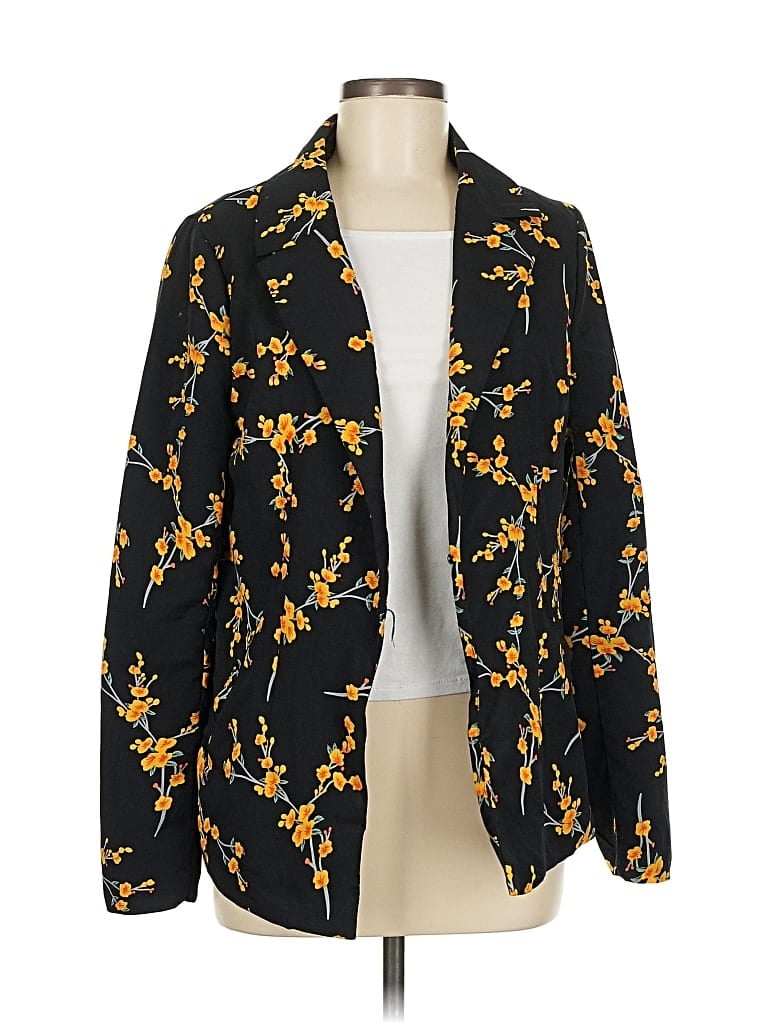 Pre-owned Missguided Blazer Jacket In Yellow