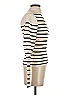 Khaite 100% Wool Stripes Ivory Wool Pullover Sweater Size S - photo 4