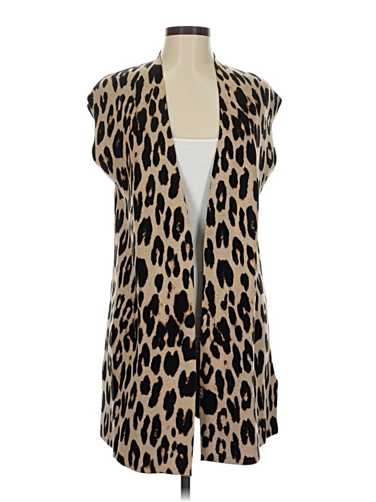 Pre-owned Chico's Cardigan Sweater In Brown