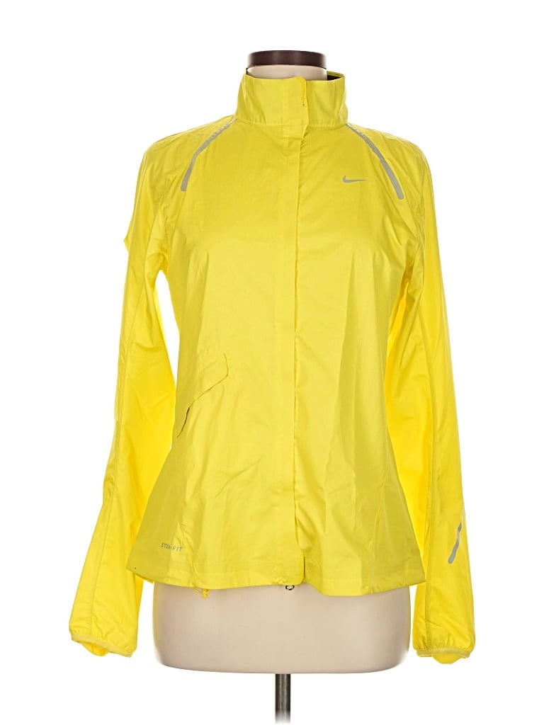 Pre-owned Nike Raincoat In Yellow