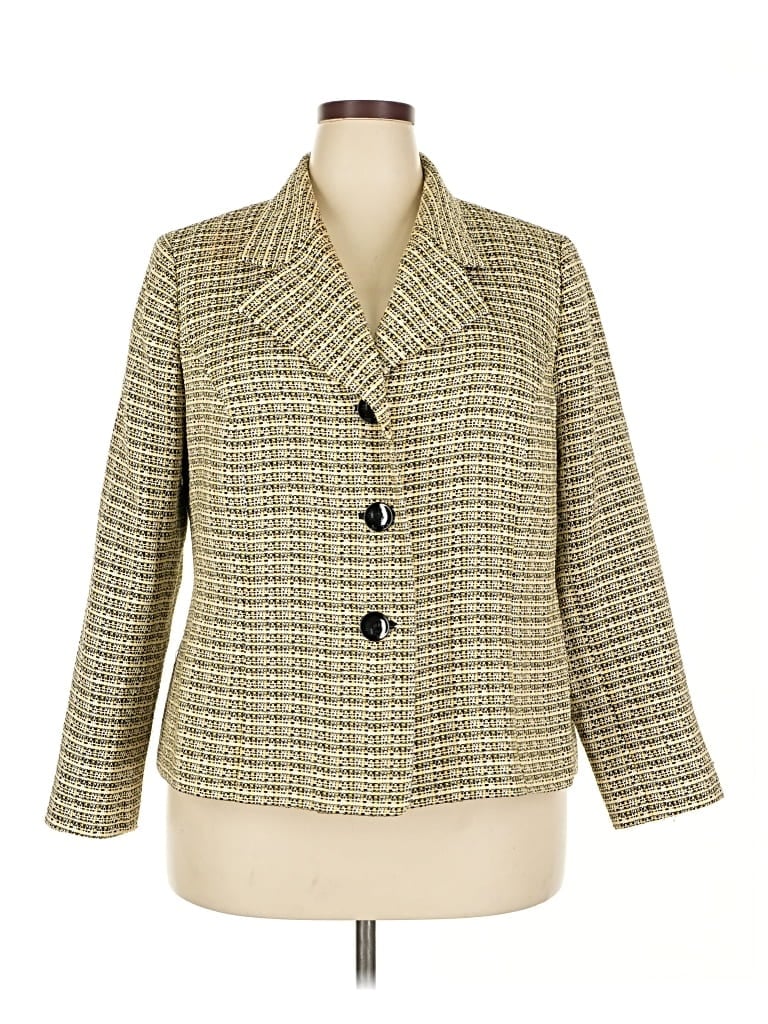 Pre-owned Jones Studio Blazer Jacket In Green