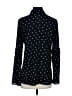 Waverly Grey Stars Black Long Sleeve Blouse Size S - photo 2