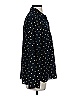 Waverly Grey Stars Black Long Sleeve Blouse Size S - photo 4