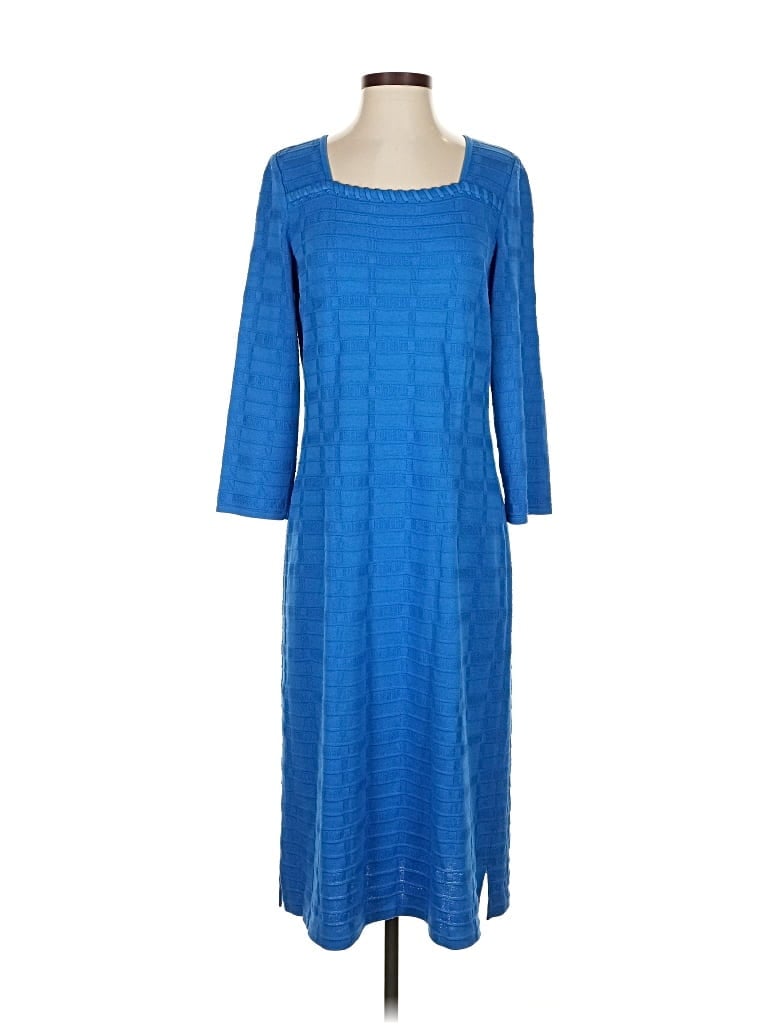 Ming Wang Casual Dress In Blue