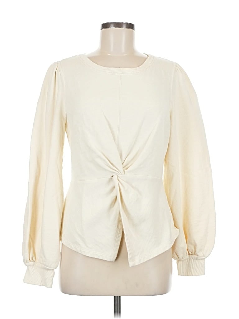 Pre-owned Pilcro Sweatshirt In White