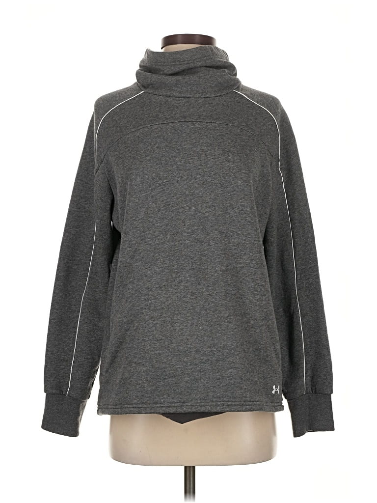 Pre-owned Under Armour Fleece Jacket In Gray