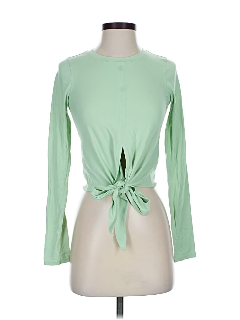 LULULEMON ATHLETICA Pre-owned Long Sleeve T-shirt In Green