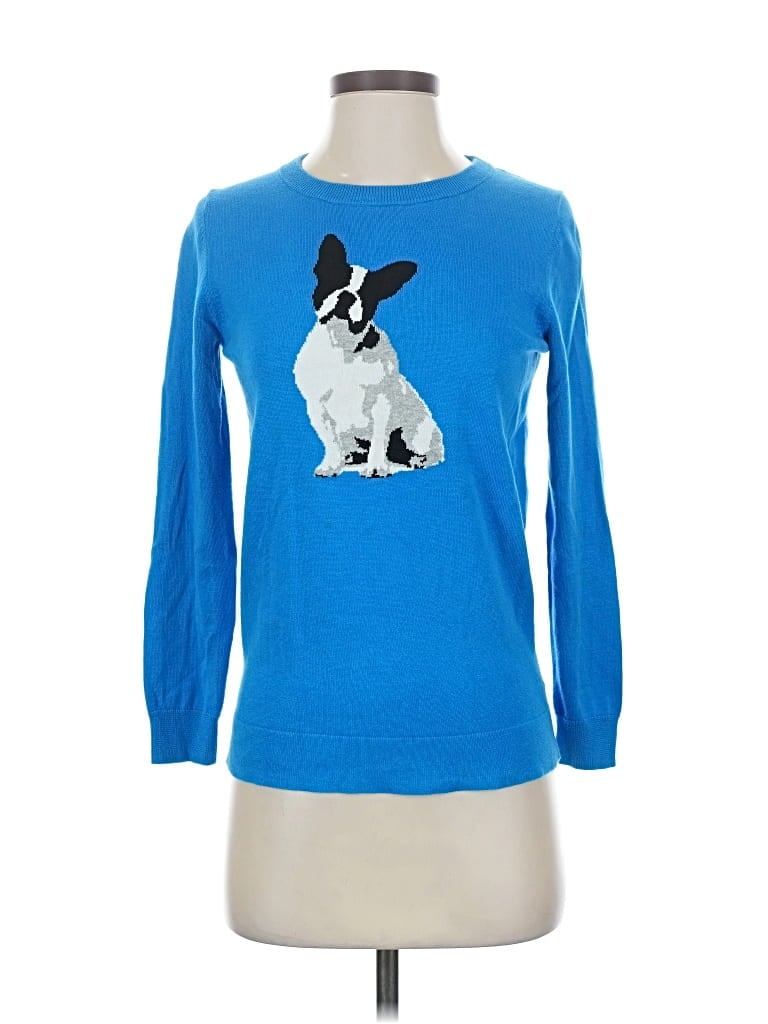 Pre-owned Crown & Ivy Pullover Sweater In Blue