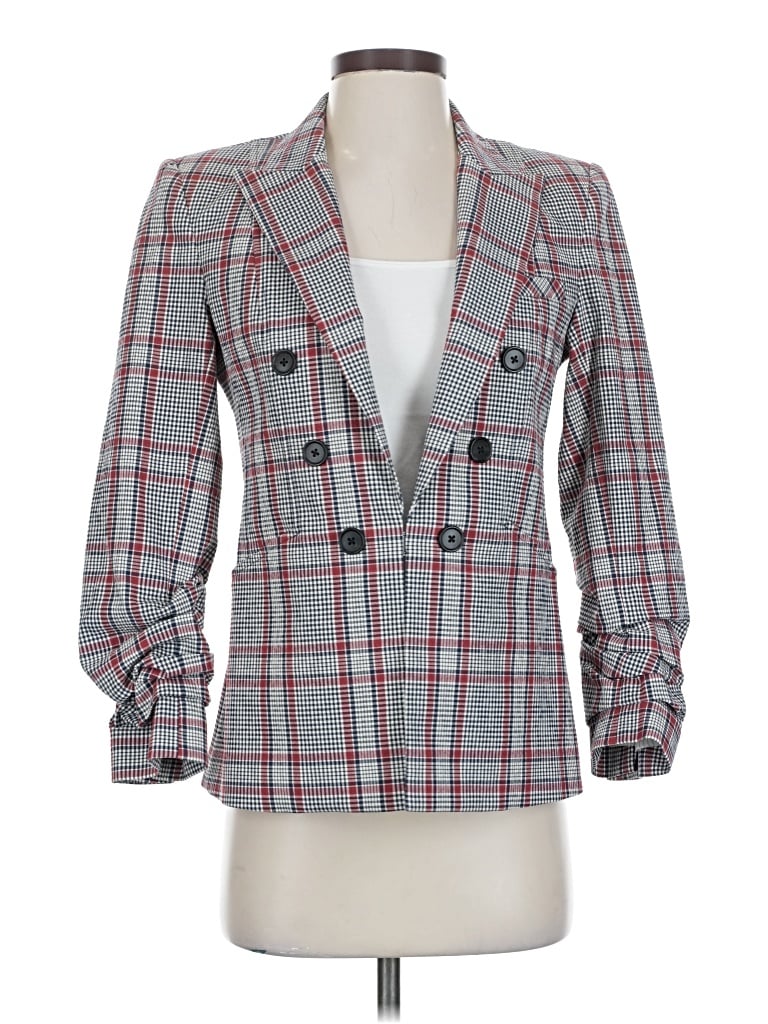 Pre-owned Veronica Beard Blazer Jacket In Gray