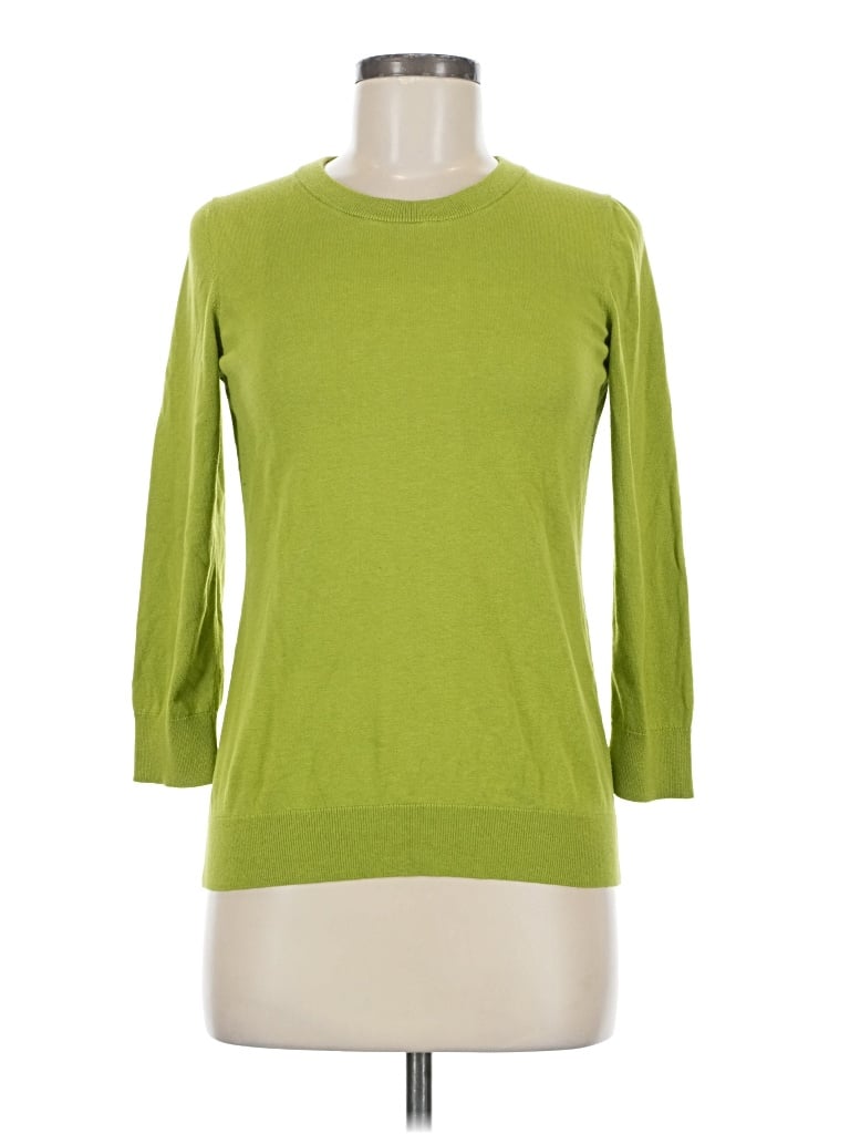 Pre-owned Banana Republic 3/4 Sleeve T-shirt In Green