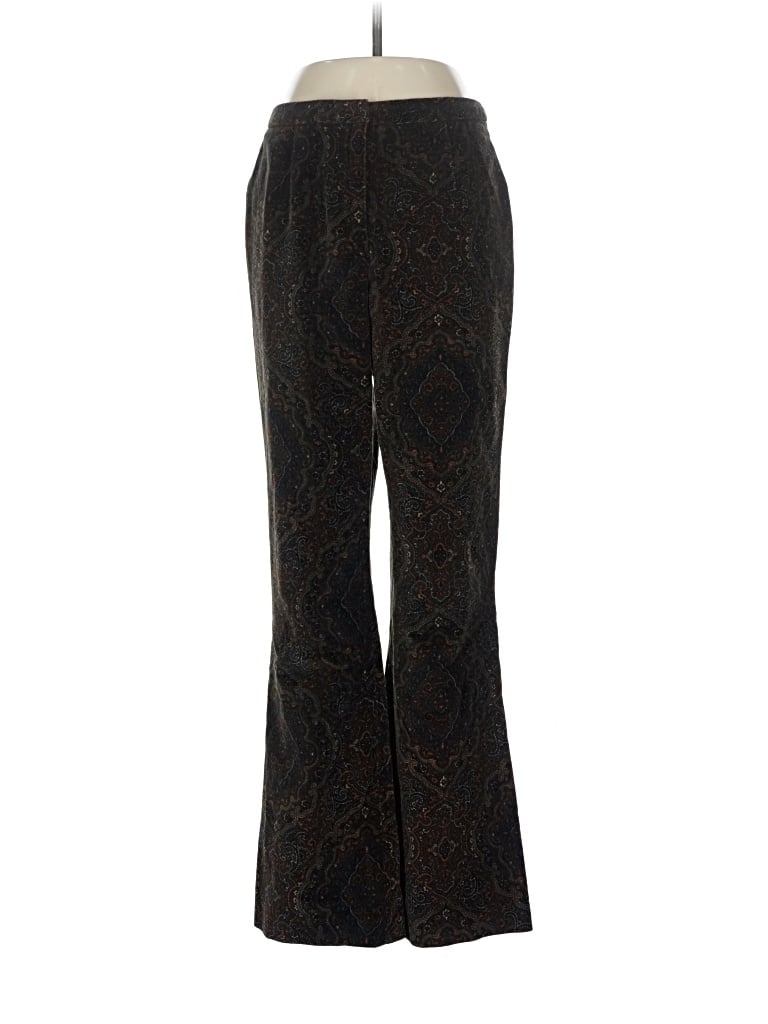 Pre-owned Garnet Hill Casual Pants In Black