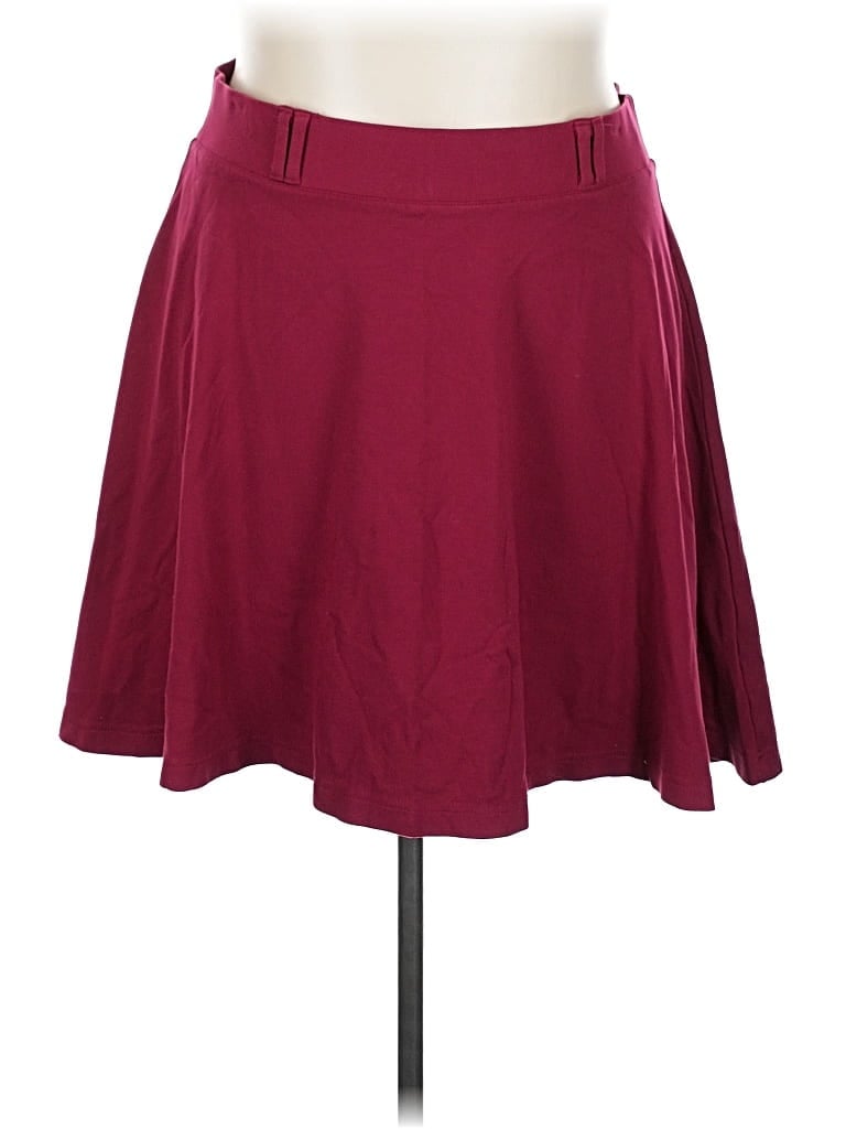 Pre-owned Torrid Casual Skirt In Burgundy