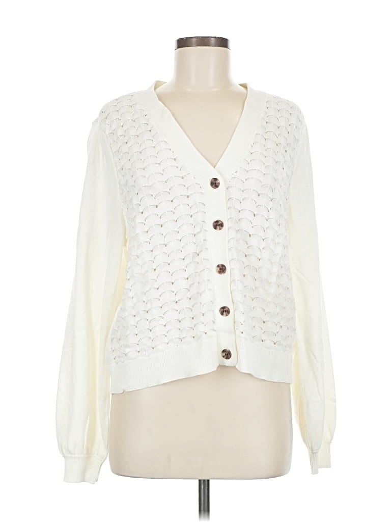 Pre-owned Jason Wu Cardigan Sweater In White