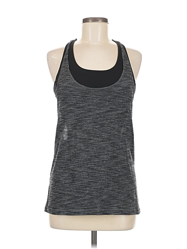Pre-owned Lululemon Athletica Active Tank Top In Gray