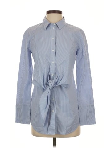 White House Black Market Long Sleeve Button-Down Shirt (view 1)