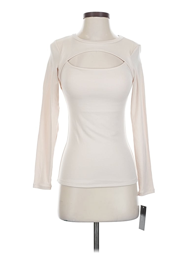 Pre-owned Klassy Network Long Sleeve Turtleneck In White