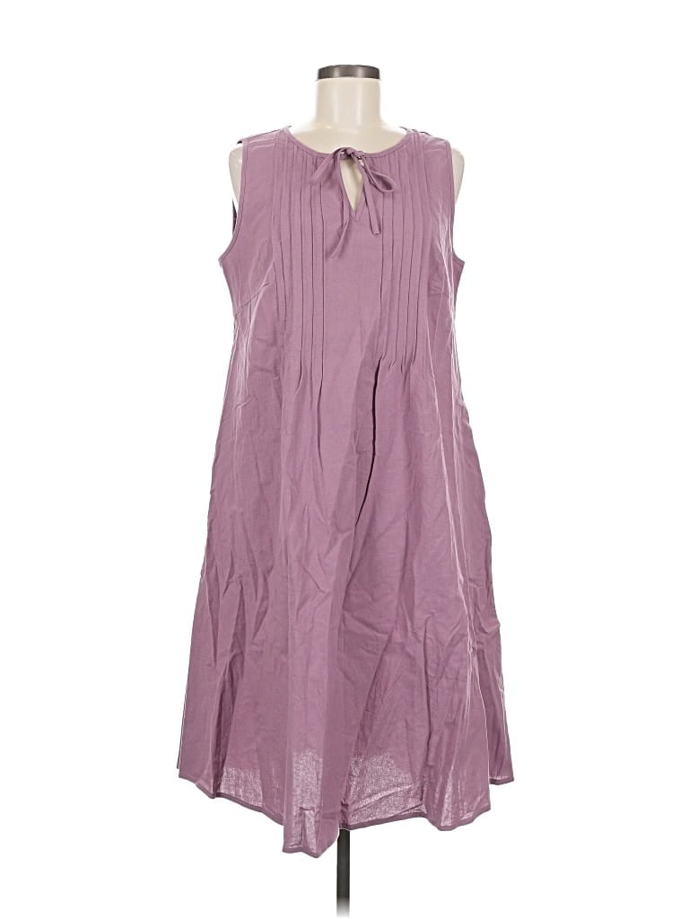 Bloomchic Casual Dress In Purple