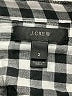 J.Crew 100% Cotton Checkered-gingham Black Long Sleeve Blouse Size 2 - photo 7