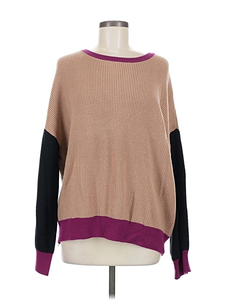 Pre-owned Express Pullover Sweater In Brown