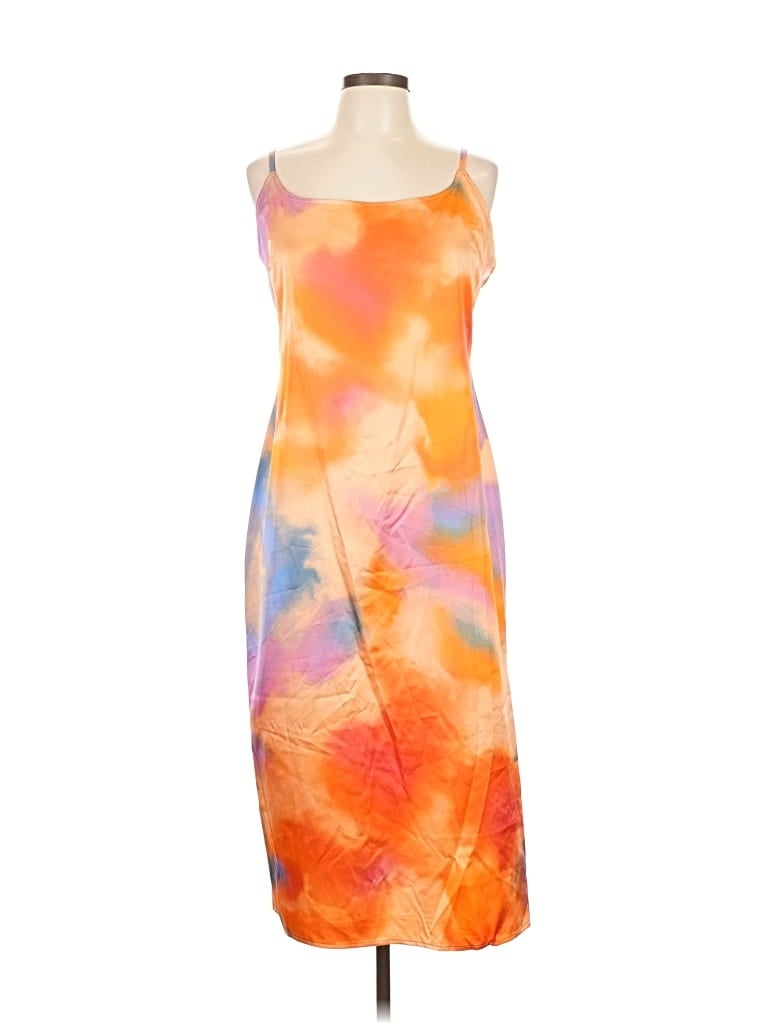 Pre-owned Wild Fable Cocktail Dress In Orange