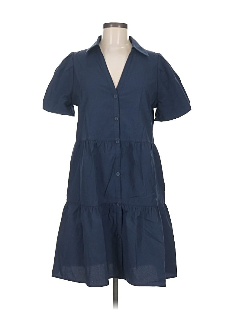 Pre-owned Brochu Walker Casual Dress In Blue