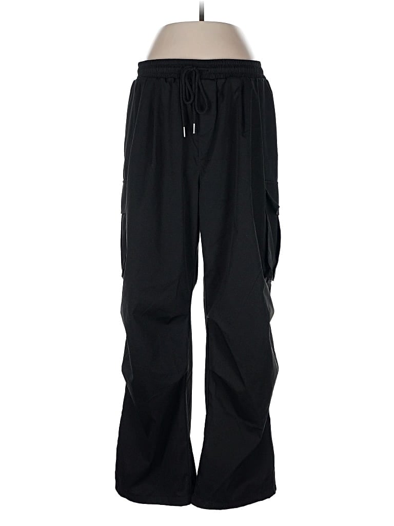 Pre-owned Unbranded Track Pants In Black