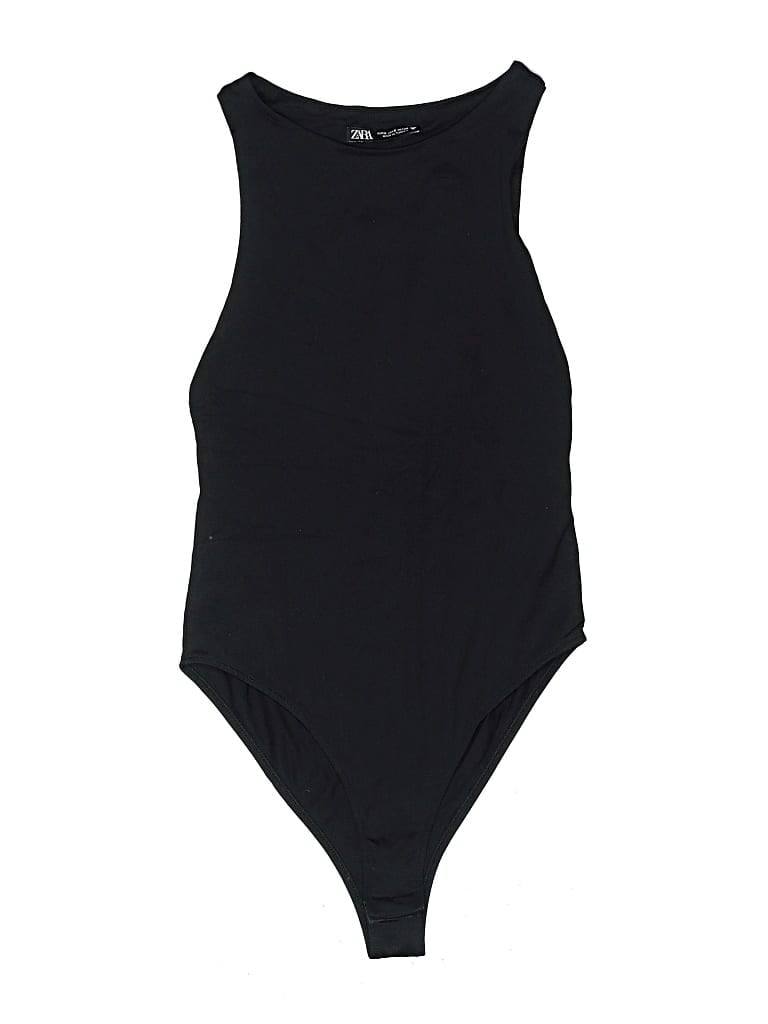 Pre-owned Zara Bodysuit In Black