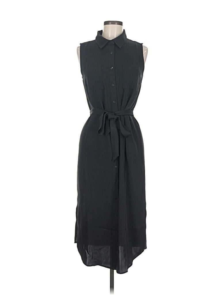 Pre-owned Adrienne Vittadini Casual Dress In Black
