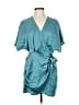Glam Teal Cocktail Dress Size M - photo 1