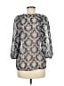 Maurices 100% Polyester Gray 3/4 Sleeve Blouse Size M - photo 2