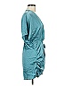 Glam Teal Cocktail Dress Size M - photo 4