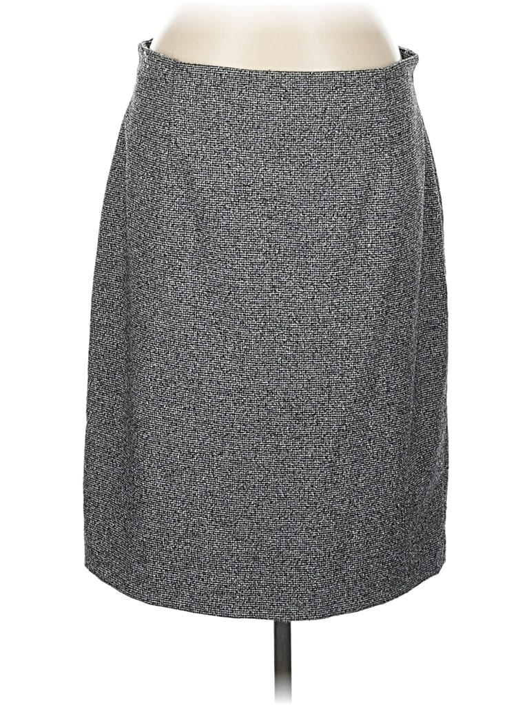 Pre-owned Anne Klein Formal Skirt In Gray
