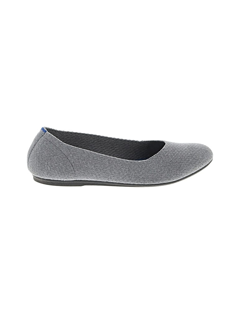 Pre-owned Unbranded Flats In Gray
