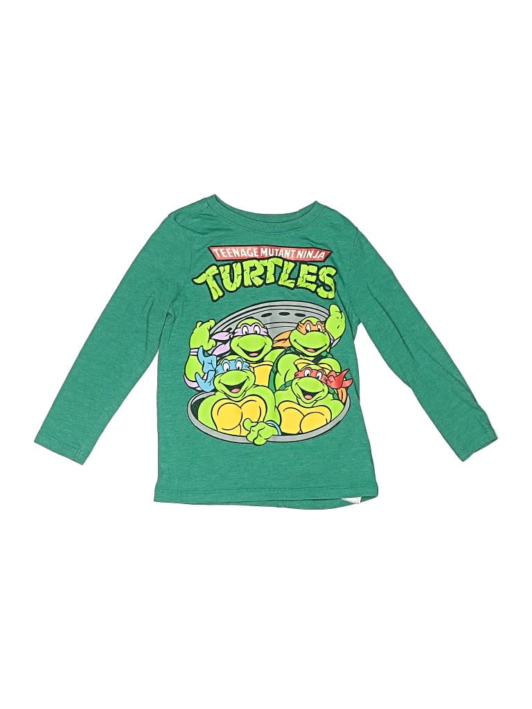 Pre-owned Old Navy Kids' Long Sleeve Top Green Tops