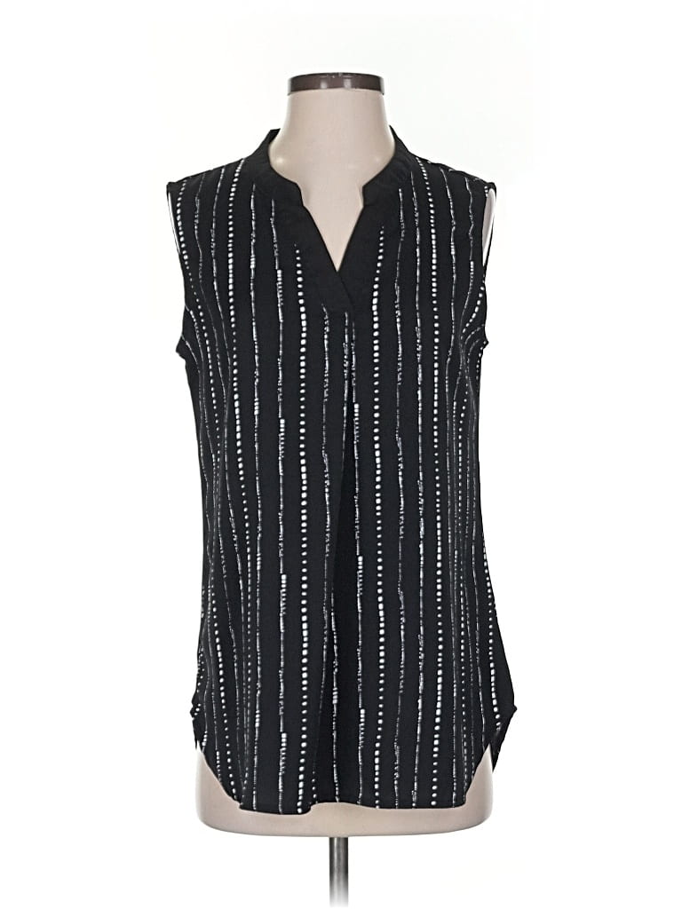 Pre-owned Timeson Sleeveless Blouse In Black