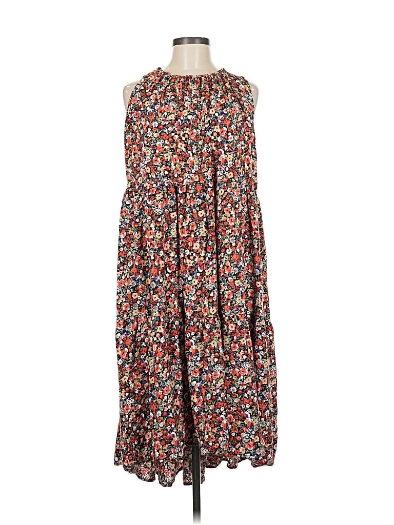 Pre-owned Label Of Love Casual Dress In Brown