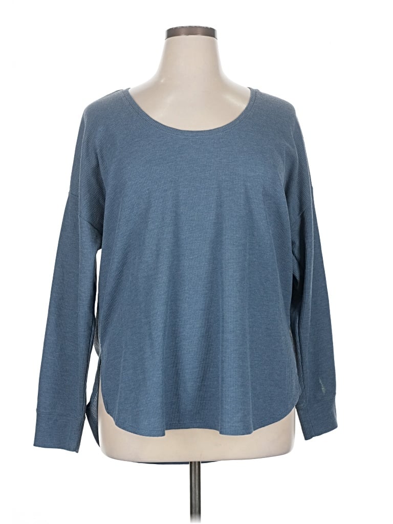 Pre-owned Universal Standard Long Sleeve T-shirt In Blue