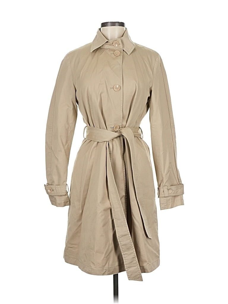 Pre-owned New York And Company Trenchcoat In Brown