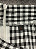 Unbranded Checkered-gingham Black Gray Casual Skirt Size S - photo 4