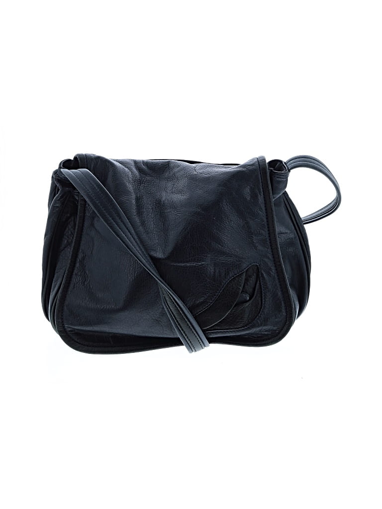 Pre-owned Unbranded Leather Crossbody Bag In Blue