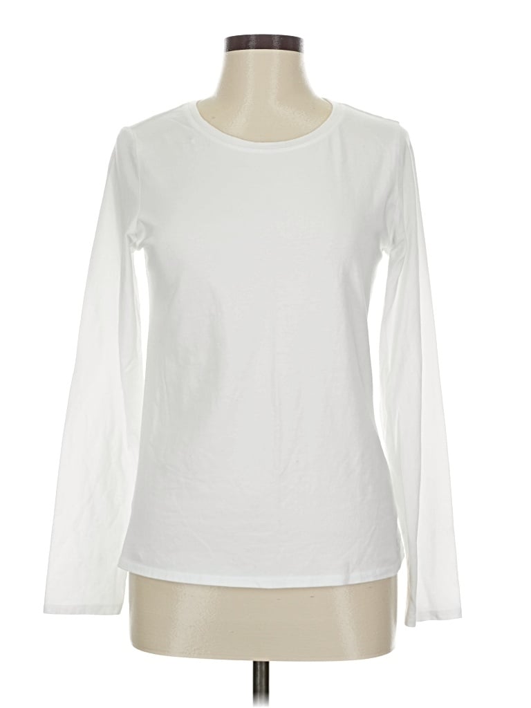 BANANA REPUBLIC Pre-owned Long Sleeve T-shirt In White