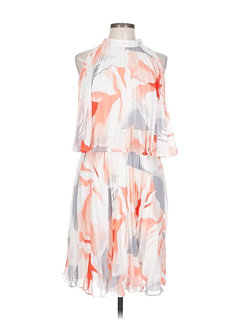 Pre-owned Lucy Paris Cocktail Dress In White