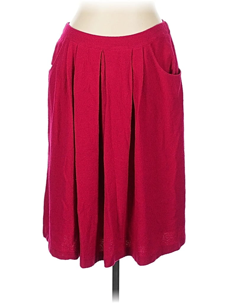 Pre-owned St. John Couture Casual Skirt In Red